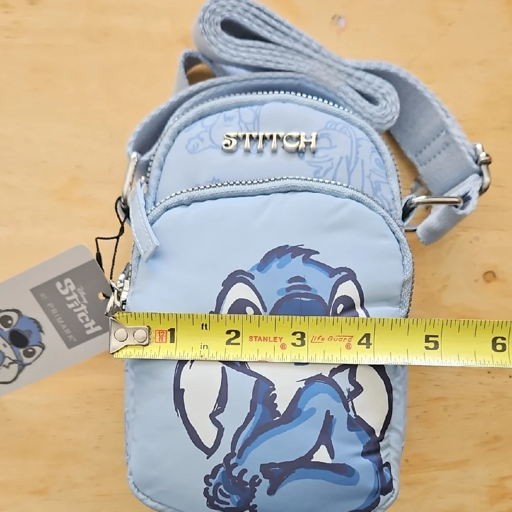 Primark at Disney Stitch Character Crossbody Bag - Light Blue - Picture 11 of 15